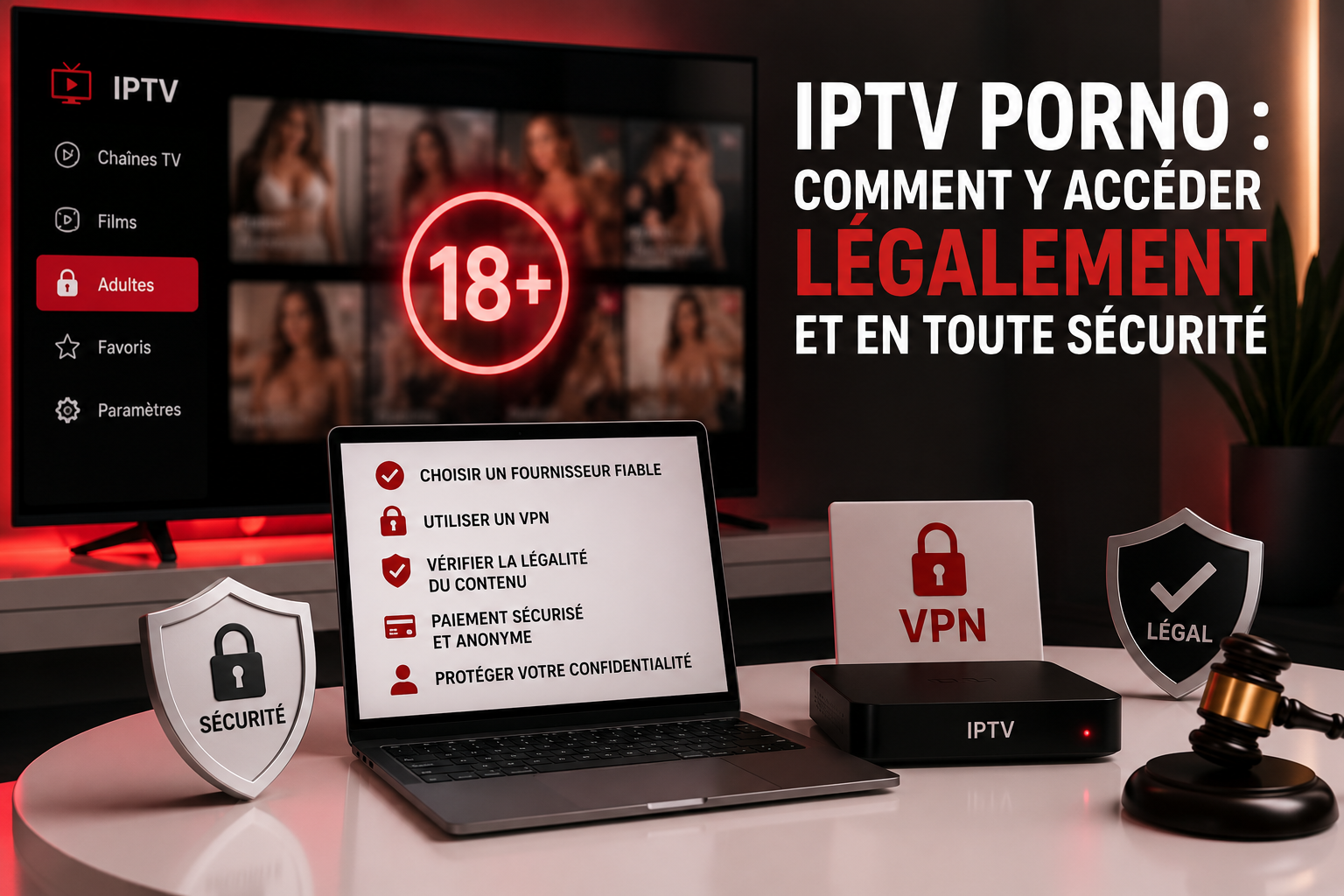 IPTV porno : accéder légalement et en sécurité
